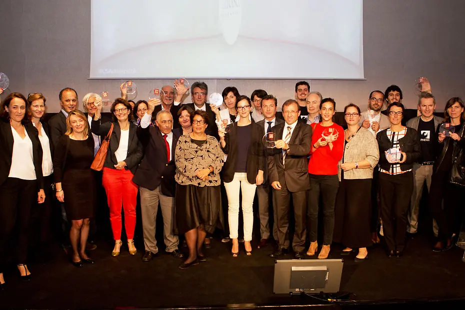 Lauréats des Trophées LSA de la diversité et de la RSE 2015 © LAETITIA DUARTE