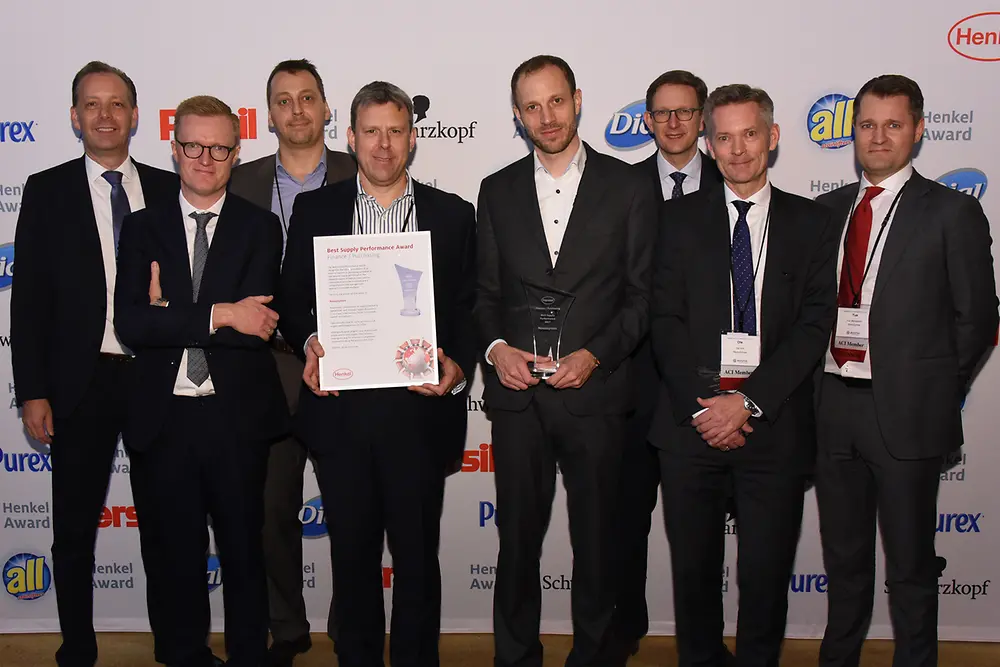 
Best Supply Performance / Novozymes (winner): Thomas Holenia, Anders Lund, Claus Crone Fuglsang, Edward Gallagher, Mikael Bechsgaard, Michael Dreja, Ole Kirk, Tue Micheelsen