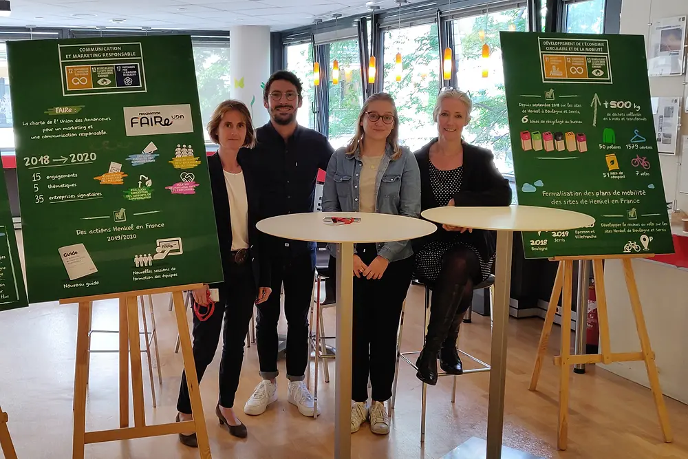 Meet’Up RSE : moments d’échanges entre des membres du Comité RSE et les équipes Henkel France